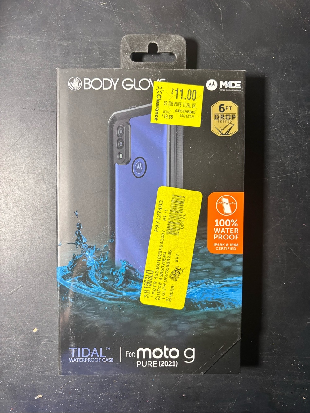 Body Glove Waterproof Tidal Case for Moto G Pure (2021) - Blue